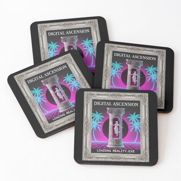 Item preview, Digital Ascension: Loading Reality Vaporwave Statue Portal designed and sold by DailyVibesMerch.