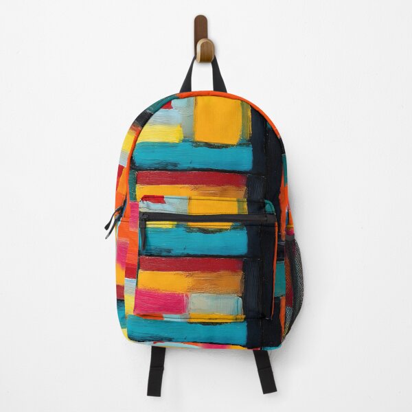 Item preview, Layered Geometry of Color - Bold Rectangles in a Striking Abstract Composition designed and sold by OlfactoART Studio.