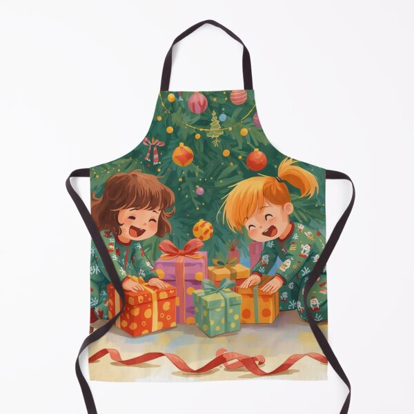 Item preview, Joyful Christmas Morning with Kids and Gifts designed and sold by YAM716.