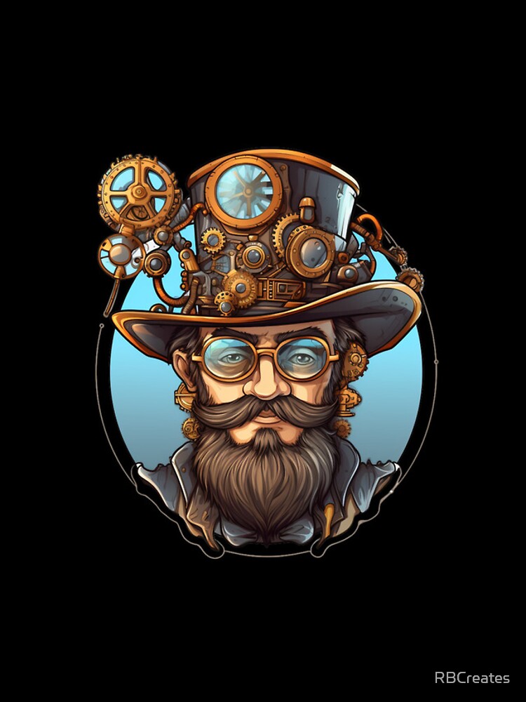 Thumbnail 4 of 4, iPhone Case, Steampunk Clockwork Master Inventor – Vintage Engineer designed and sold by RBCreates.