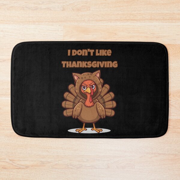 Item preview, I Don’t Like Thanksgiving Funny Angry Turkey designed and sold by ookiArt.