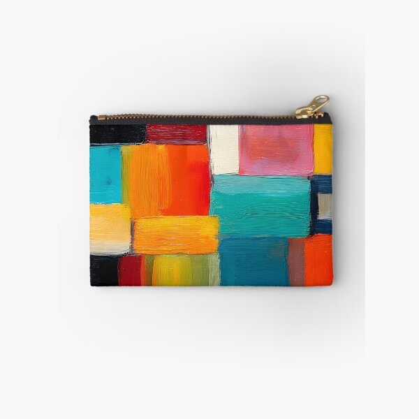 Item preview, Vivid Blocks of Color - Geometric Pattern in Bold Red, Blue, Yellow, and Green Hues designed and sold by OlfactoART Studio.