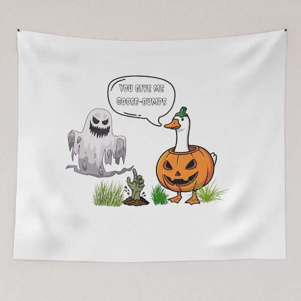 Item preview, Goose-Bumps | Funny Halloween Goose in Pumpkin designed and sold by NateSells.