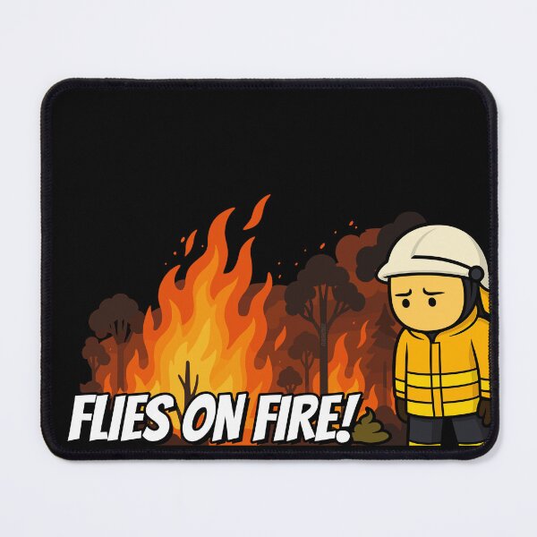 Item preview, Custom: Flies on fire designed and sold by Flashover.