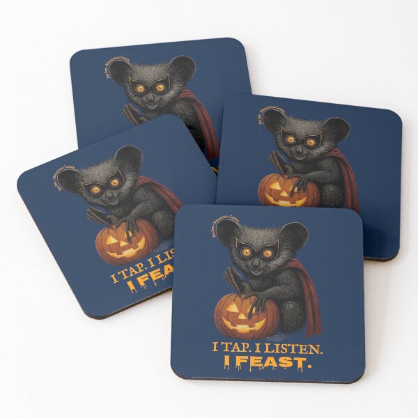 Item preview, I TAP. I LISTEN. I FEAST.  Aye Aye - Madagascar Lemur designed and sold by Pawethic Prints Studio.
