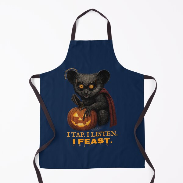 Item preview, I TAP. I LISTEN. I FEAST. Aye Aye - Madagascar Lemur designed and sold by Pawethic Prints Studio.