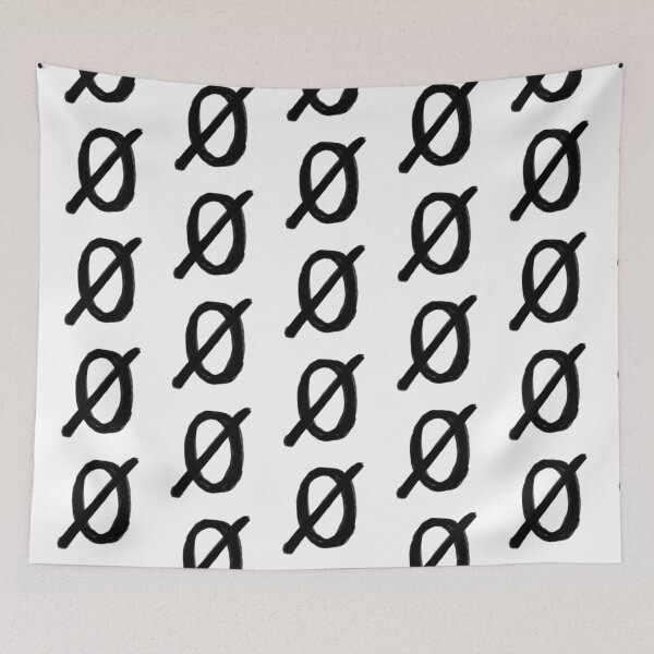 Item preview, Ø , letter crossed out O designed and sold by badlydrawnbabe.
