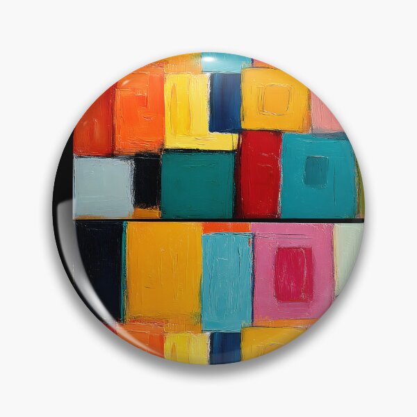 Item preview, Dynamic Geometry of Color - Vibrant Overlapping Rectangles in a Bold Abstract Composition designed and sold by OlfactoART Studio.