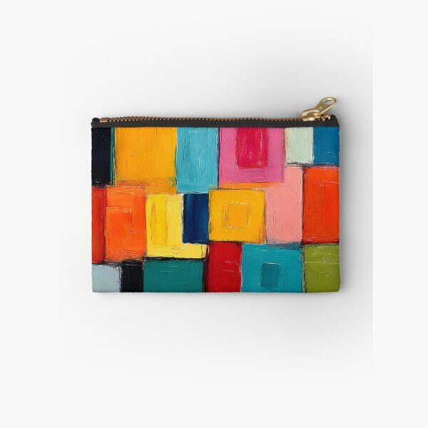 Item preview, Dynamic Geometry of Color - Vibrant Overlapping Rectangles in a Bold Abstract Composition designed and sold by OlfactoART Studio.
