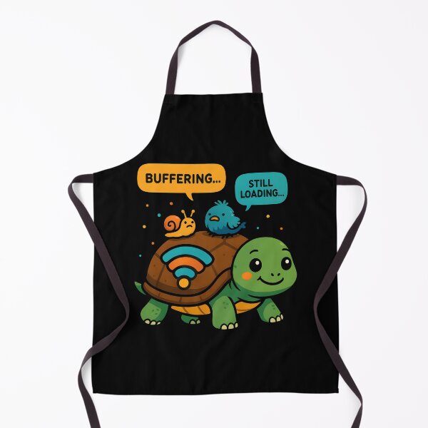 Item preview, Funny Buffering Turtle Internet Loading Cartoon Design. designed and sold by The-T-In-Retro.