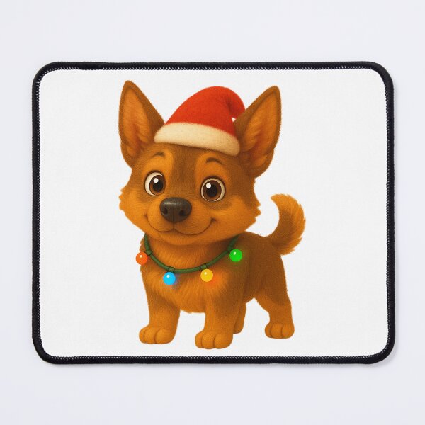 Item preview, Christmas Australian Kelpie designed and sold by Sillytoe.