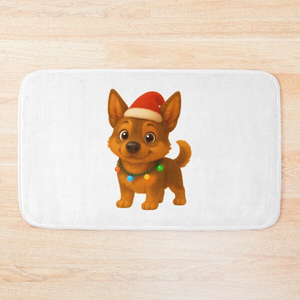 Item preview, Christmas Australian Kelpie designed and sold by Sillytoe.
