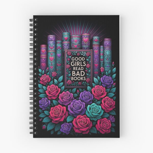 Item preview, Good Girls Read Bad Books Gothic Roses & Books Design designed and sold by Compass and a Camera.