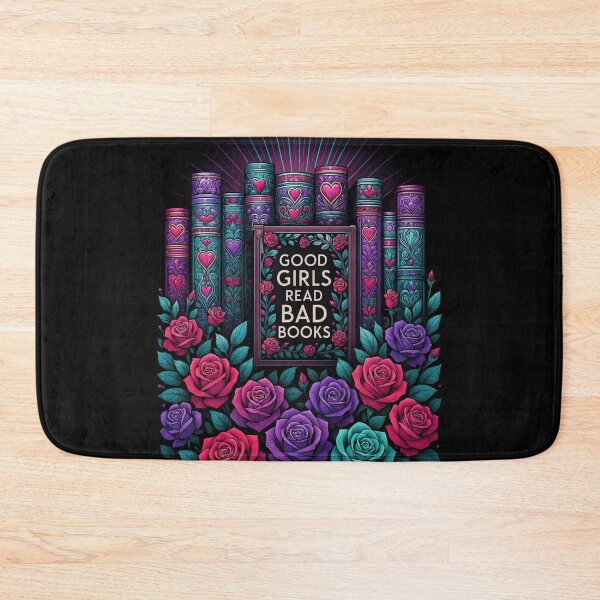 Item preview, Good Girls Read Bad Books Gothic Roses & Books Design designed and sold by Compass and a Camera.