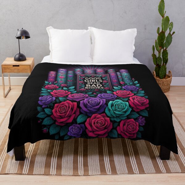 Item preview, Good Girls Read Bad Books Gothic Roses & Books Design designed and sold by Compass and a Camera.