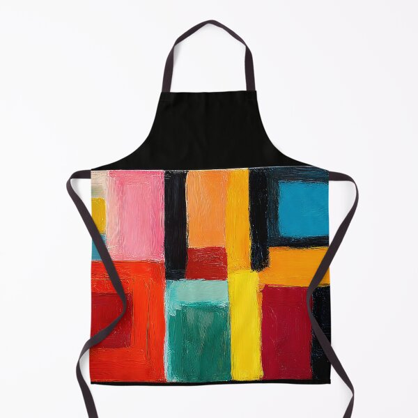 Item preview, Vivid Rectangular Geometry - Bold Colors and Dynamic Shapes Creating a Lively Visual Impact designed and sold by OlfactoART Studio.