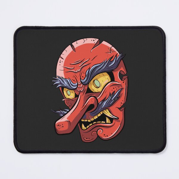 Item preview, Furious Red Tengu Mask with Intense Expression designed and sold by -DEEWOLF-.