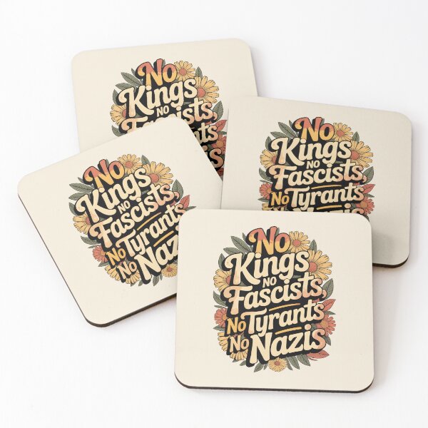 Item preview, No Kings No Fascists No Tyrants No Nazis designed and sold by AniArtPL.