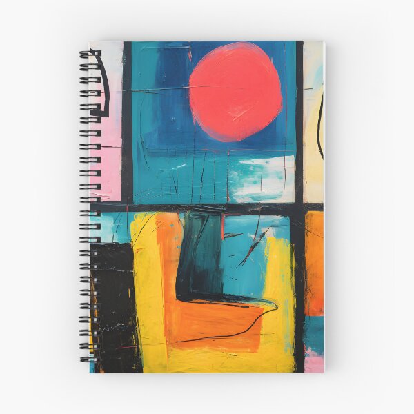 Item preview, Vibrant Abstract Design - Bold Color Sections Creating a Dynamic and Expressive Composition designed and sold by OlfactoART Studio.