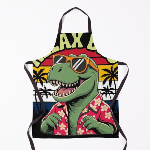 Item preview, Cool T-Rex – “Relax Bro” Funny Dinosaur with Floral Shirt and Sunglasses designed and sold by T-Chou.