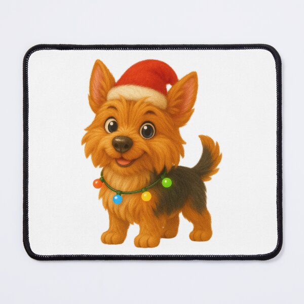 Item preview, Christmas Australian Terrier designed and sold by Sillytoe.