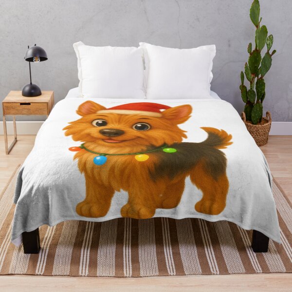 Item preview, Christmas Australian Terrier designed and sold by Sillytoe.