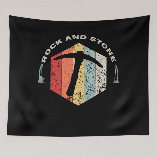 Item preview, Rock and Stone: Vintage Miner's Code designed and sold by Adam 7ea.