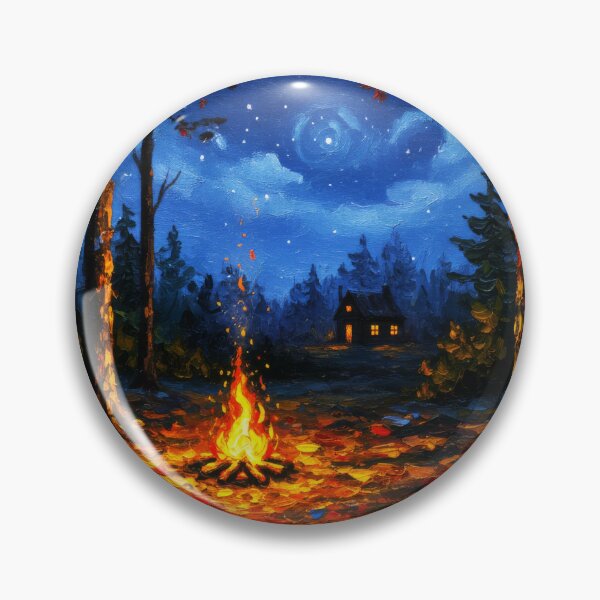 Item preview,  Fall autumn woods forest night ambience  designed and sold by scicilysimonee.