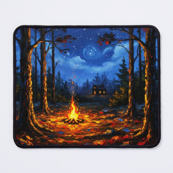 Item preview,  Fall autumn woods forest night ambience  designed and sold by scicilysimonee.