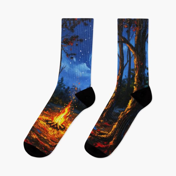 Item preview,  Fall autumn woods forest night ambience  designed and sold by scicilysimonee.