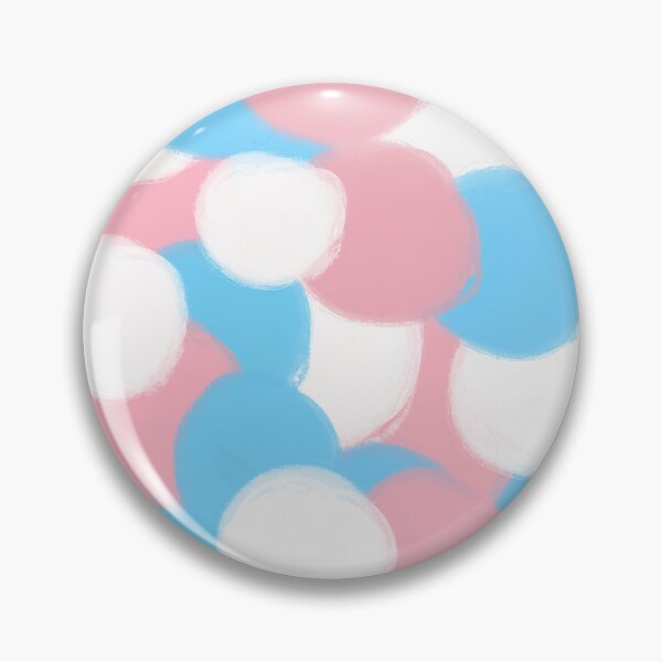 Item preview, Abstract Painted Circles Transgender Pride Flag designed and sold by RyanGDesign.