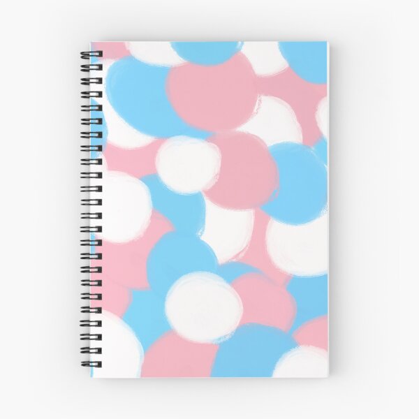 Item preview, Abstract Painted Circles Transgender Pride Flag designed and sold by RyanGDesign.