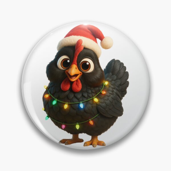 Item preview, Christmas Australorp Chicken 1 designed and sold by Sillytoe.