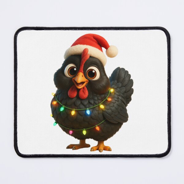 Item preview, Christmas Australorp Chicken 1 designed and sold by Sillytoe.