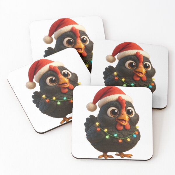 Item preview, Christmas Australorp Chicken 2 designed and sold by Sillytoe.