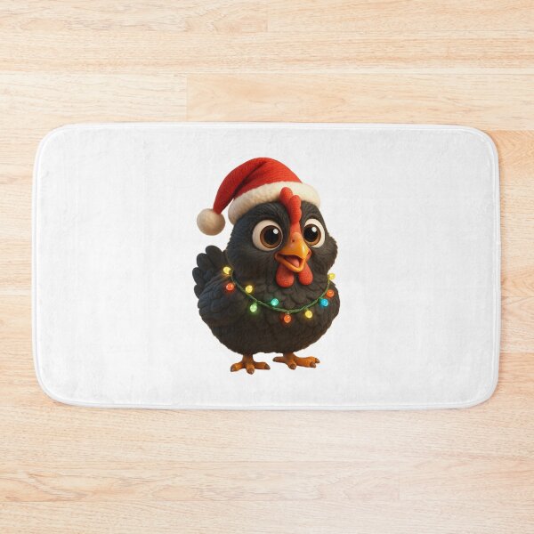 Item preview, Christmas Australorp Chicken 2 designed and sold by Sillytoe.