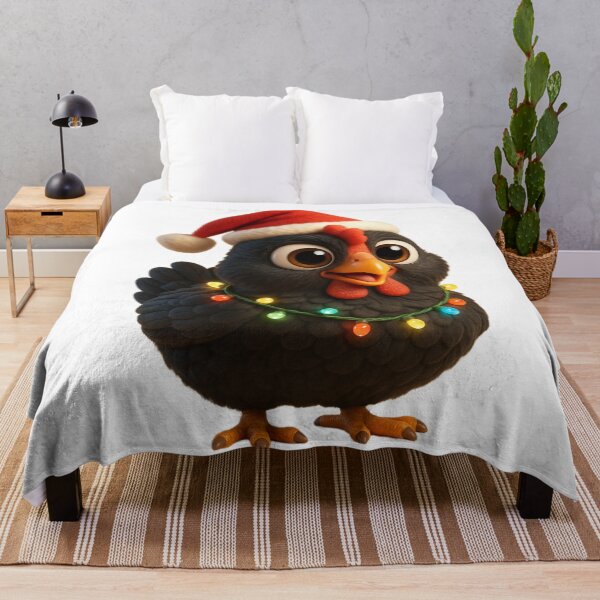 Item preview, Christmas Australorp Chicken 2 designed and sold by Sillytoe.