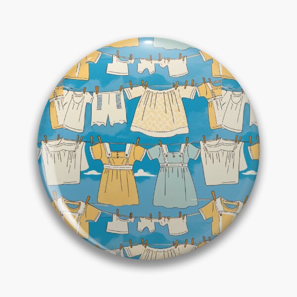 Item preview, Cute Retro Clothesline 2 designed and sold by Nin Tai.