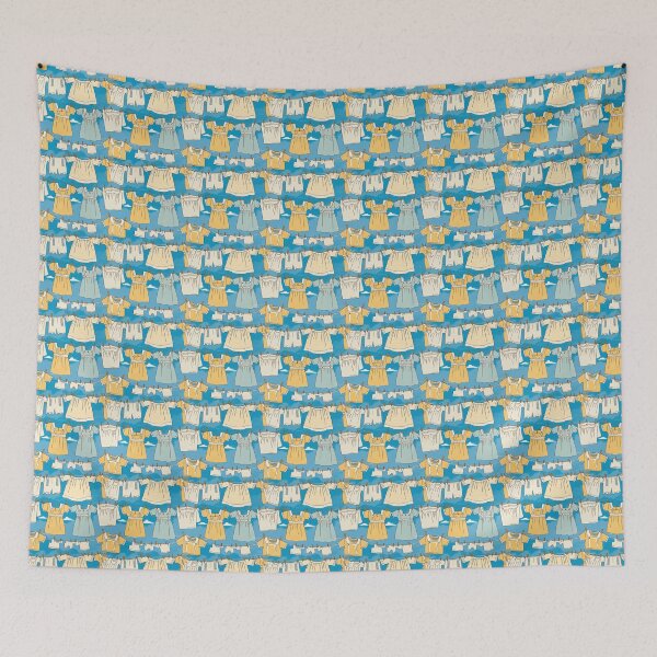 Item preview, Cute Retro Clothesline 2 designed and sold by Nin Tai.
