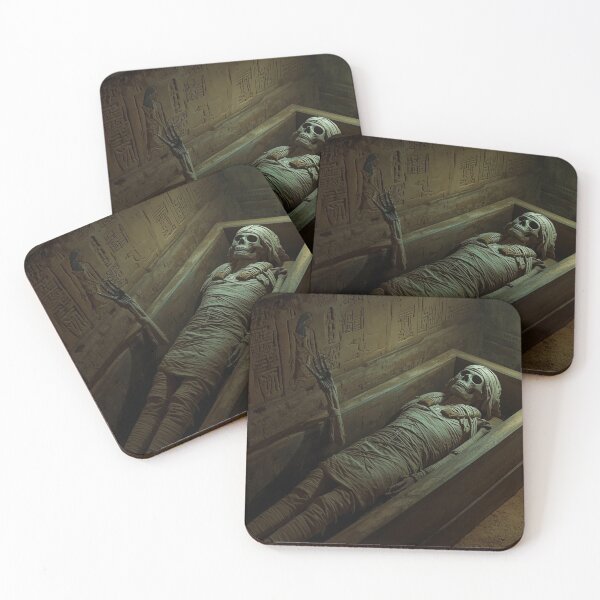 Item preview, Mystical Egyptian Mummy Tomb with Green Flame designed and sold by YAM716.