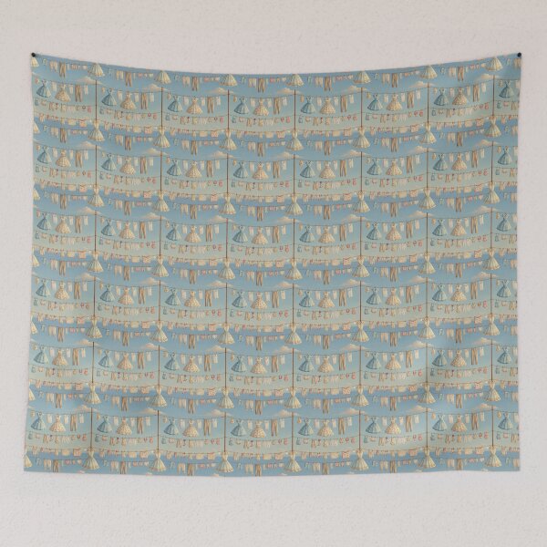 Item preview,                                          Cute Retro Clothesline 3 designed and sold by Nin Tai.