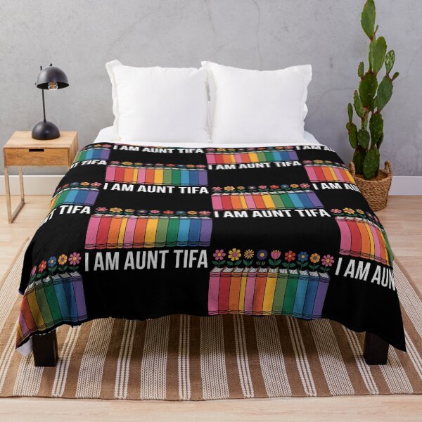 Item preview, I Am Aunt Tifa Human Rights Floral Women Men Protest designed and sold by BLZART.