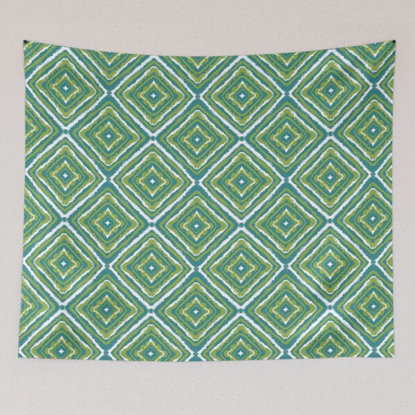 Item preview, Mod mcm pattern in lime green and teal designed and sold by LKL-Designs.