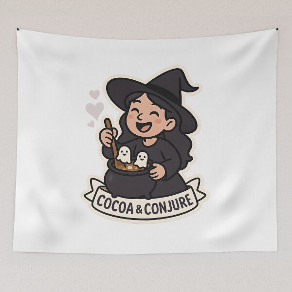 Item preview, Cocoa & Conjure — Cute Witch Brewing Hot Cocoa designed and sold by Cheerioza.