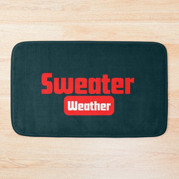 Item preview, Sweater Weather Red and White Cozy Typography Design designed and sold by Inkworksbyshery.