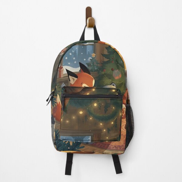 Item preview, Woodland Animals Sharing Gifts on Christmas Eve in a Treehouse designed and sold by WildlifeWhimsy.