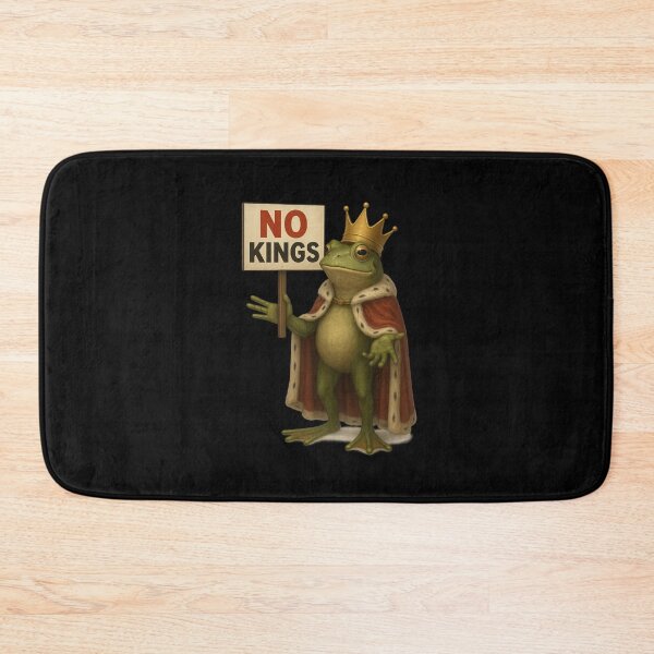 Item preview, No Kings Realistic Frog designed and sold by getpressedshirt.