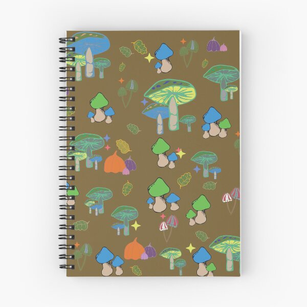 Aperçu de l'œuvre Champignons magiques bruns créée et vendue par AnneLizDesigns.