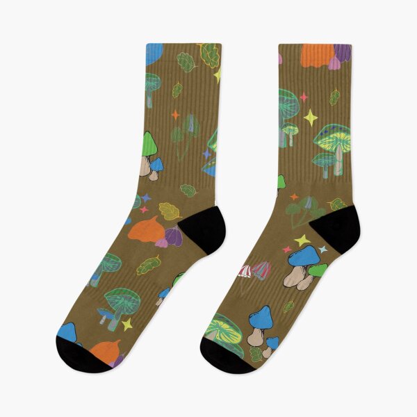 Item preview, Magic mushrooms brown designed and sold by AnneLizDesigns.