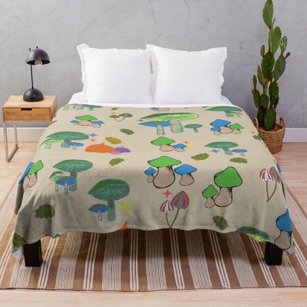 Item preview, Magic mushrooms green designed and sold by AnneLizDesigns.